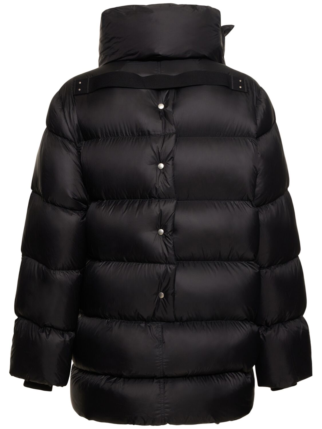 Shop Rick Owens High Neck Mountain Down Jacket In Black