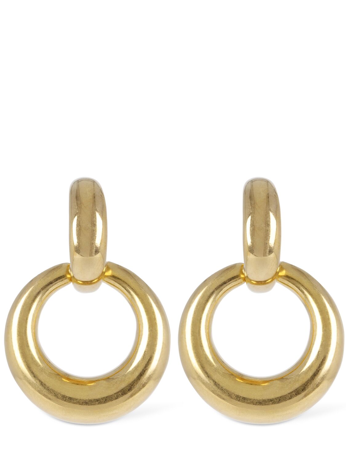 Panconesi Set Of 2 Circle Ear Cuffs In Gold