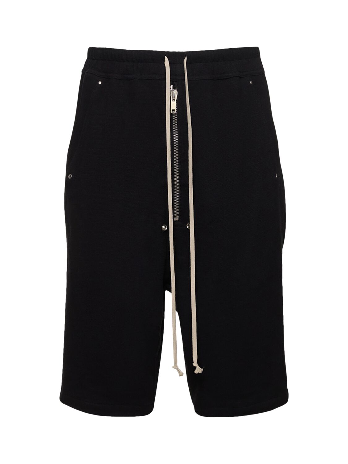 Rick Owens Bela Pods Drawstring Shorts In Black