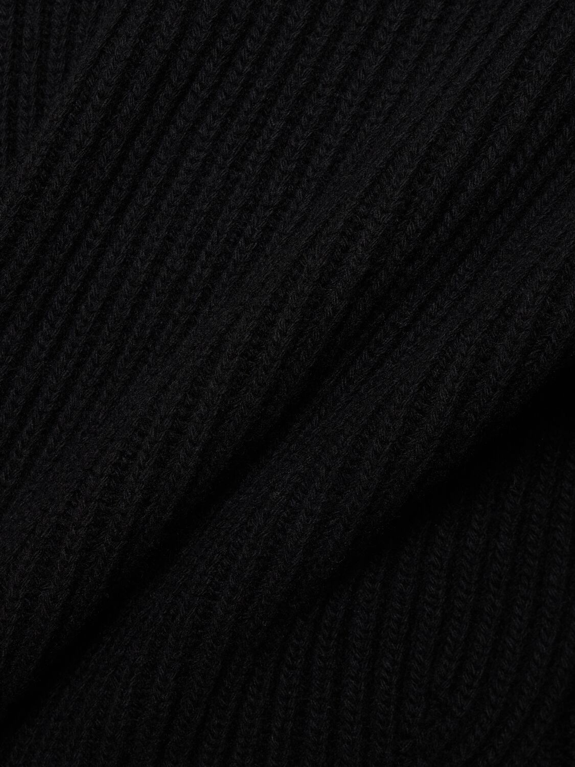 Shop Ann Demeulemeester Geirnart Oversized Wool Knit Sweater In Black