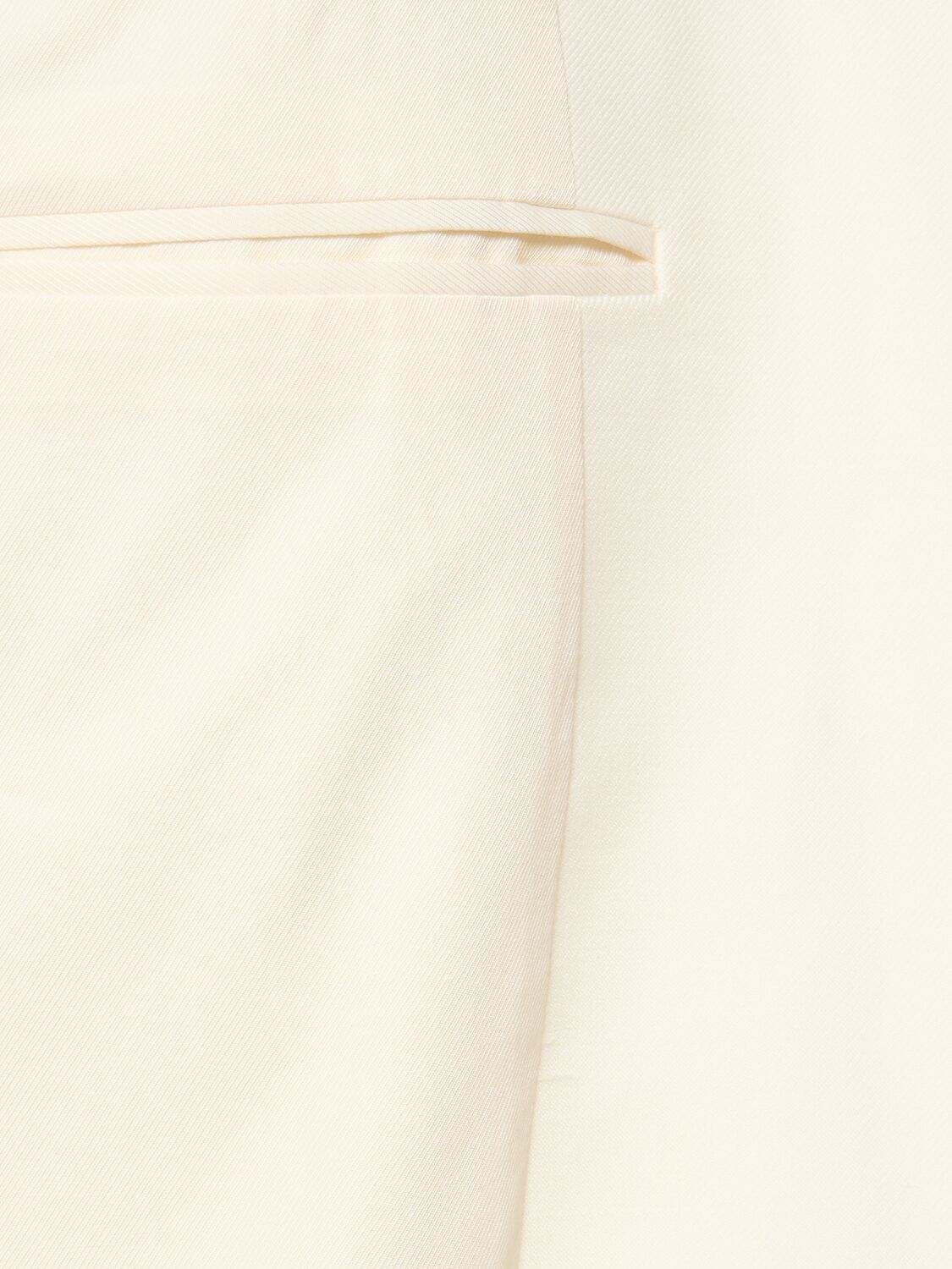 Shop Ami Alexandre Mattiussi Oversize Single Breast Wool Blazer In Ivory