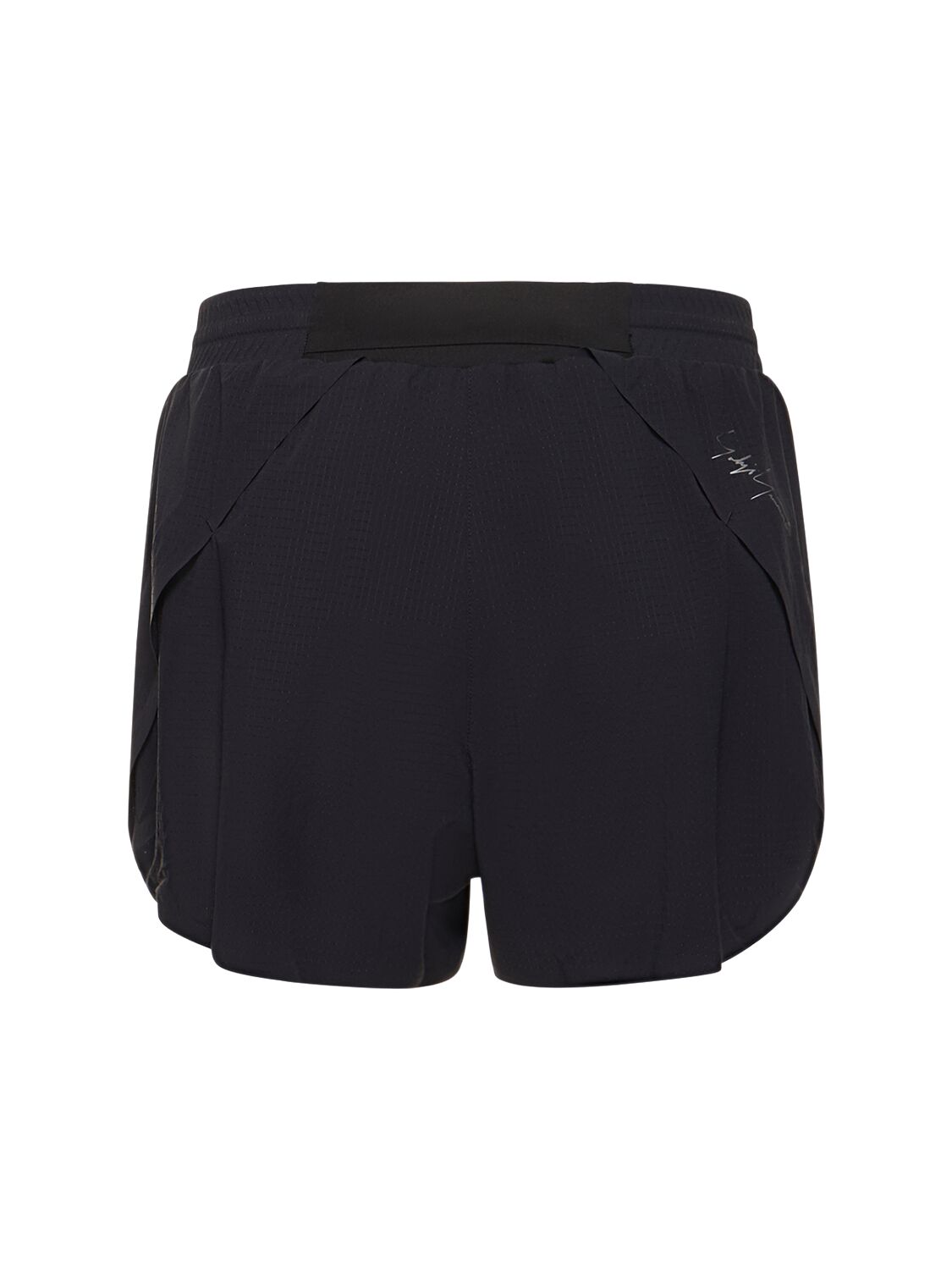 Shop Y-3 Running Pacer High Waist Shorts In Black