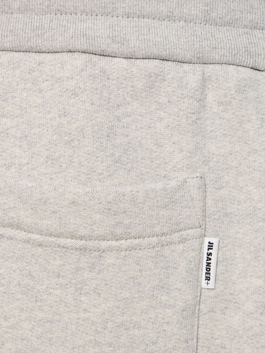 Shop Jil Sander Compact Cotton Terry Sweatpants In Powder Green