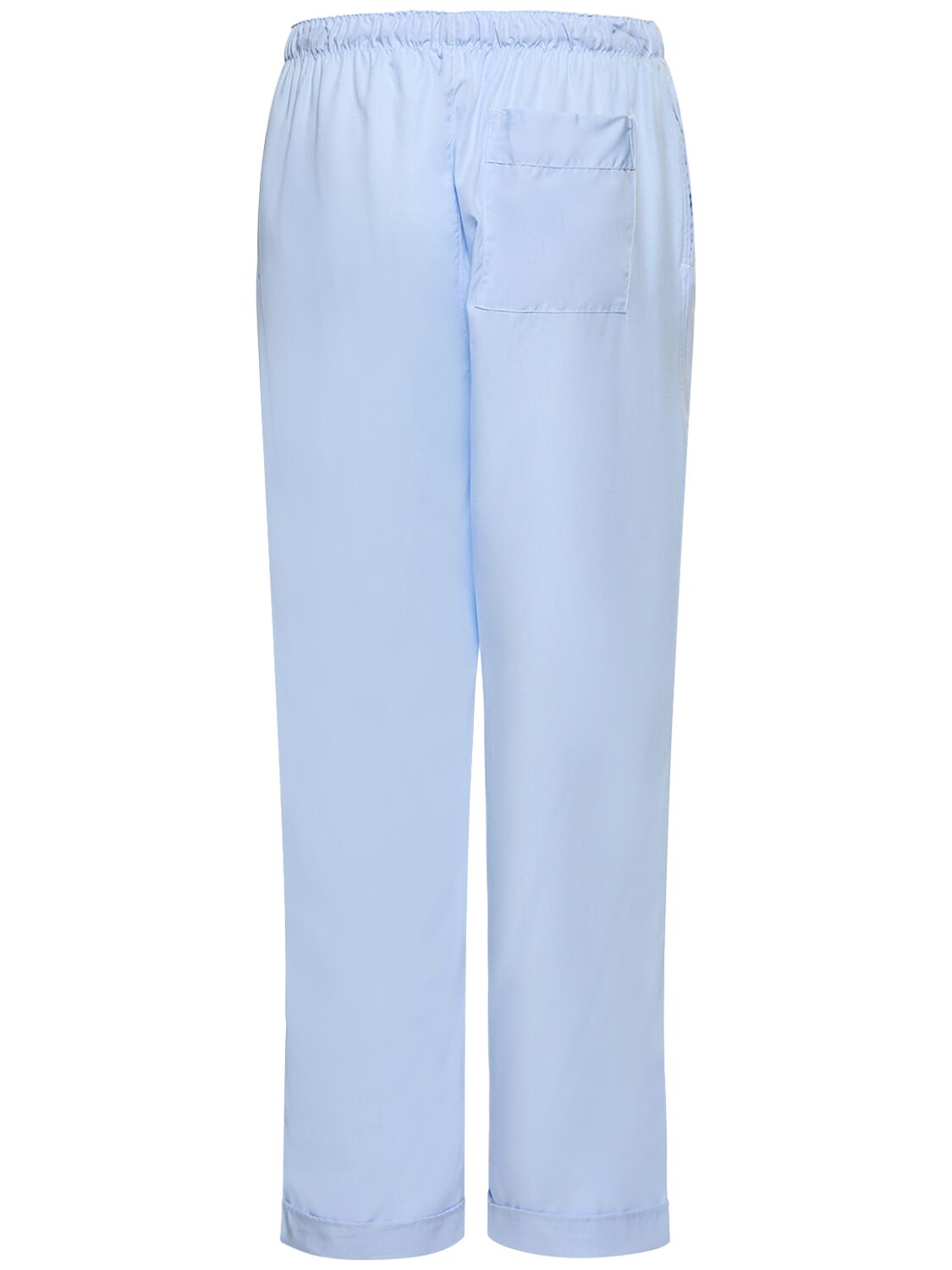 Shop Cdlp Woven Lyocell Pajama Pants In Sky Blue