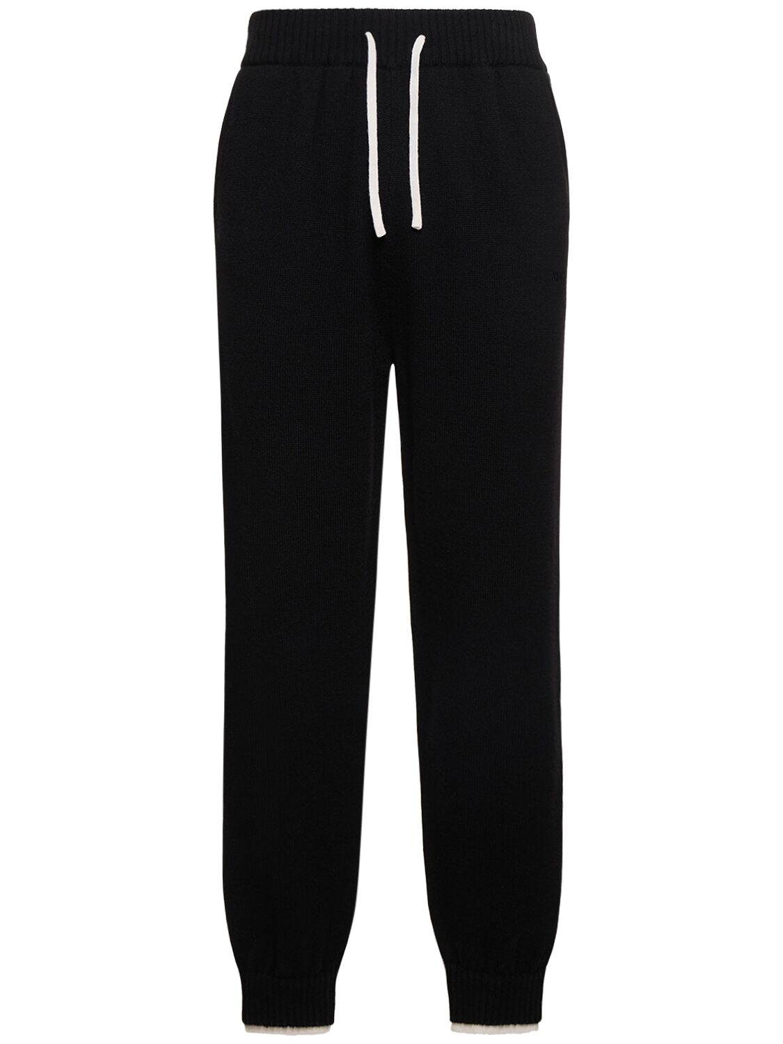 MSGM WOOL & CASHMERE KNIT PANTS