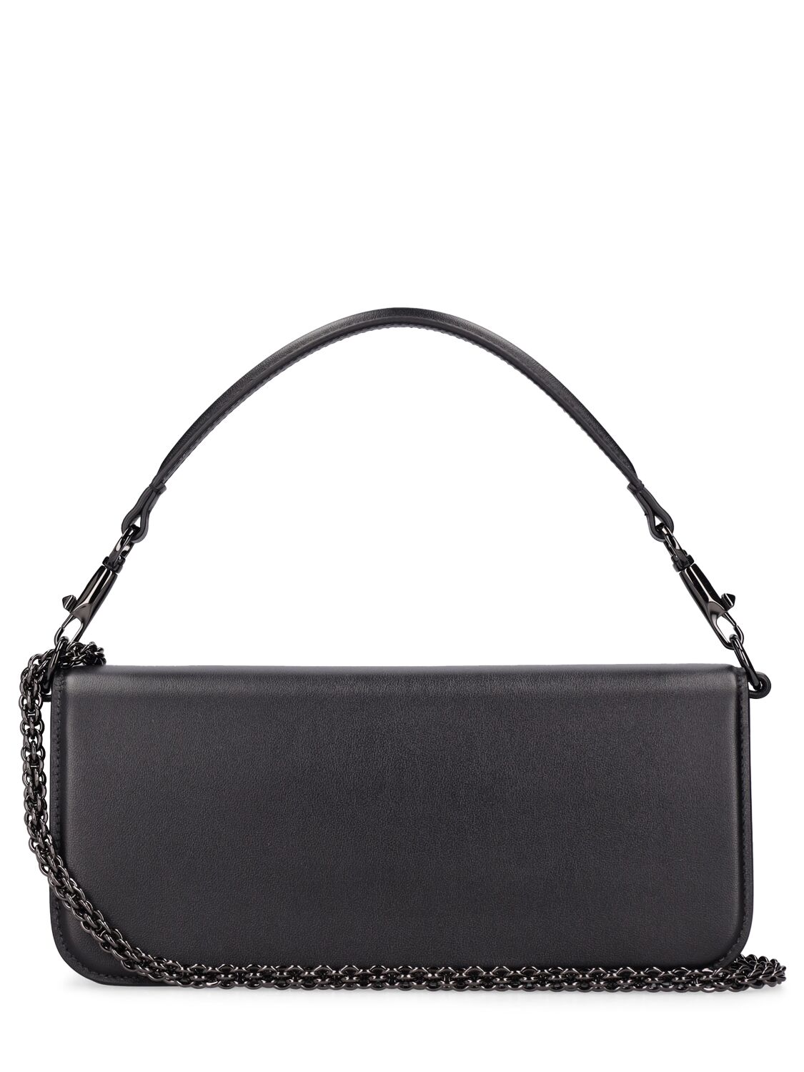 Shop Valentino Loco' Leather Shoulder Bag In 0no