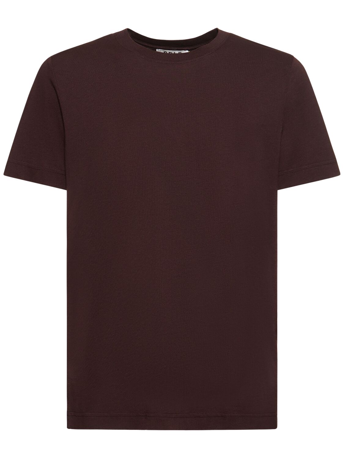 Cdlp Midweight Lyocell & Cotton T-shirt In Brown
