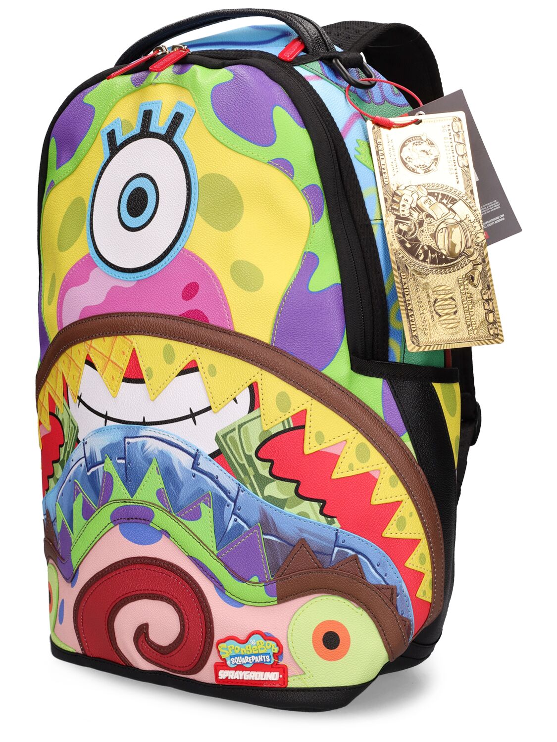 Spongebob print canvas backpack - SPRAYGROUND - Boys