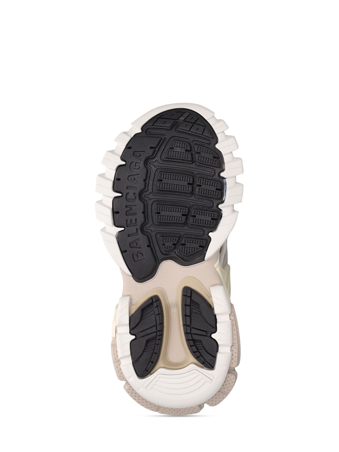 Shop Balenciaga Track.2 Mesh & Nylon Lace-up Sneakers In Beige Mix