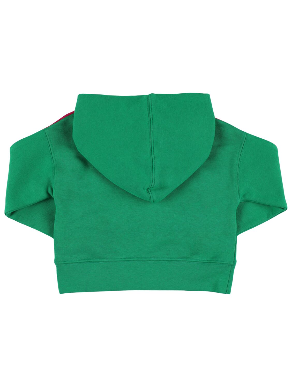 Shop Monnalisa Daffy Duck Sequined Cotton Sweatshirt In Green