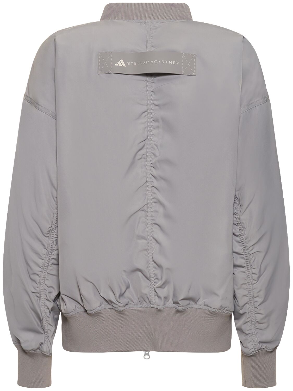 Shop Adidas By Stella Mccartney Bomber Jacket In Grey
