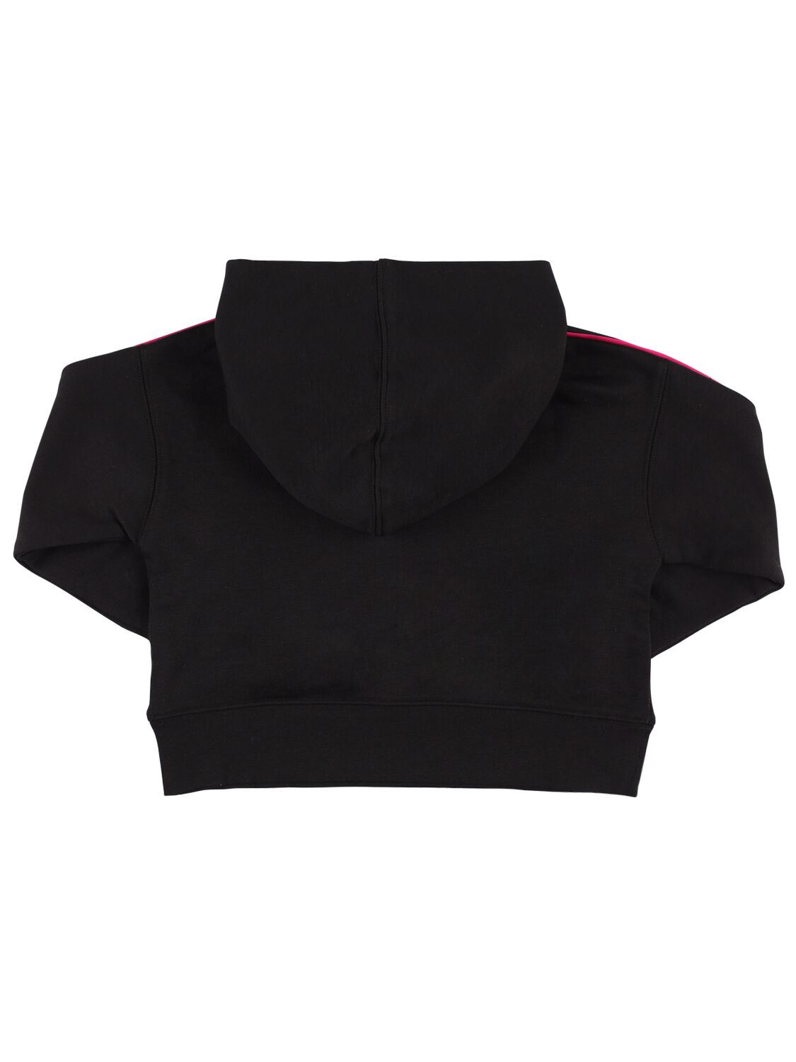 Shop Monnalisa Daffy Duck Sequined Cotton Sweatshirt In Black