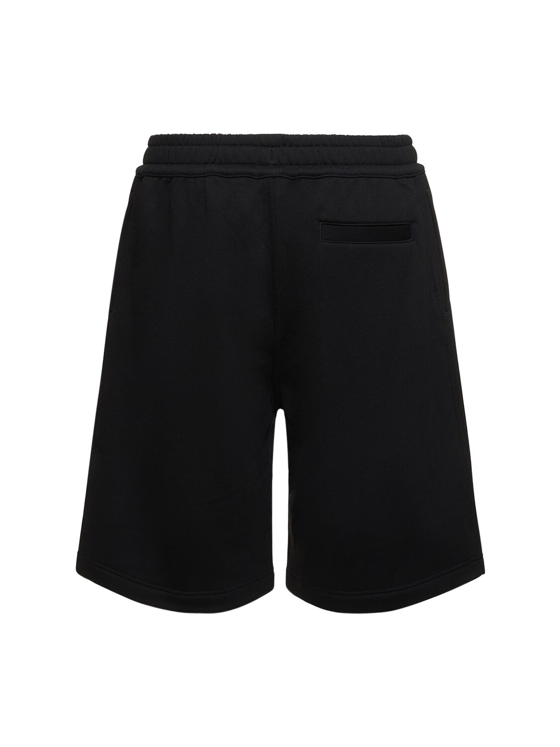 Shop Burberry Taylor Embroidered Logo Jersey Shorts In Black