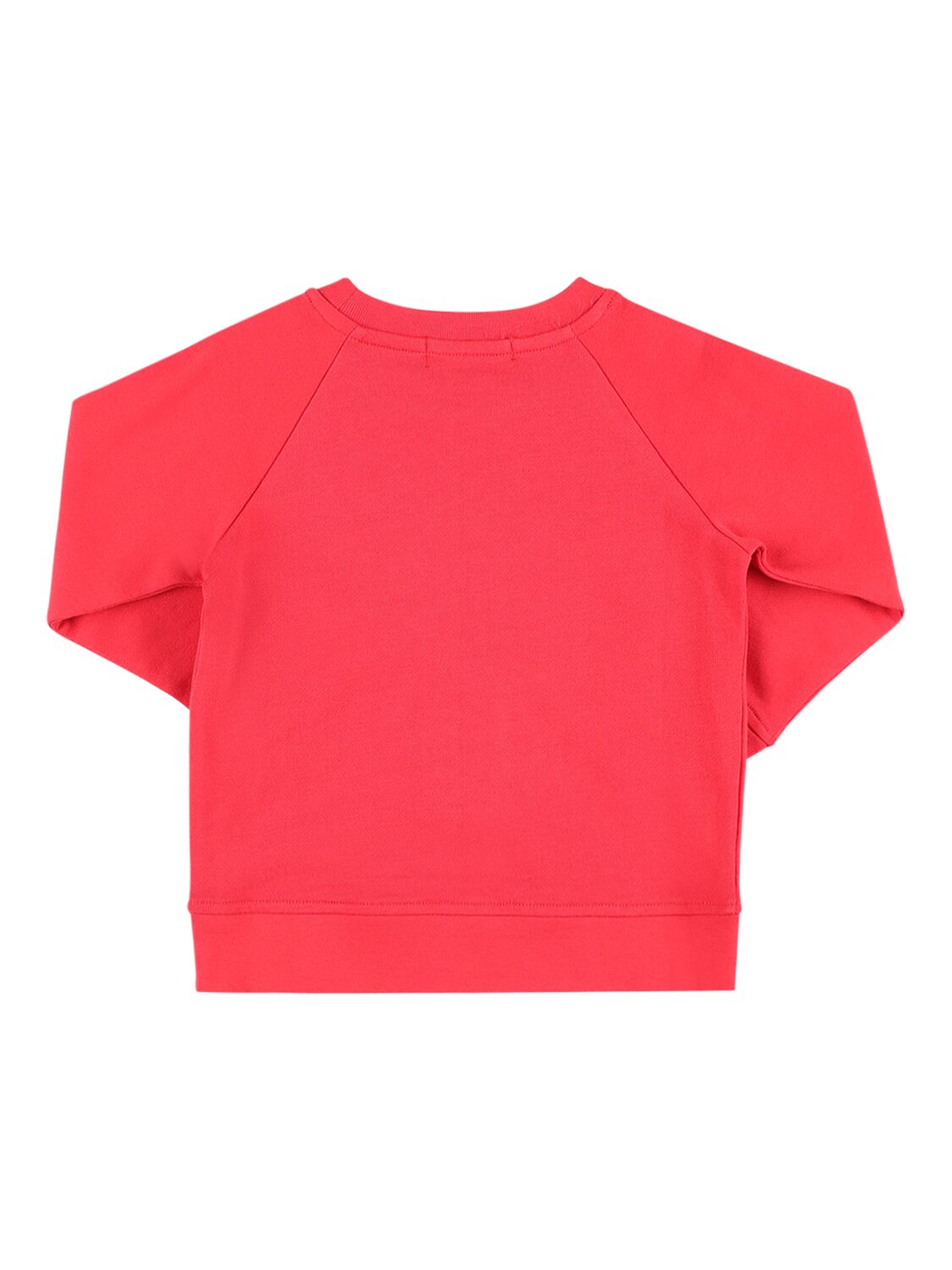Shop Stella Mccartney Printed Organic Cotton Sweatshirt In Red