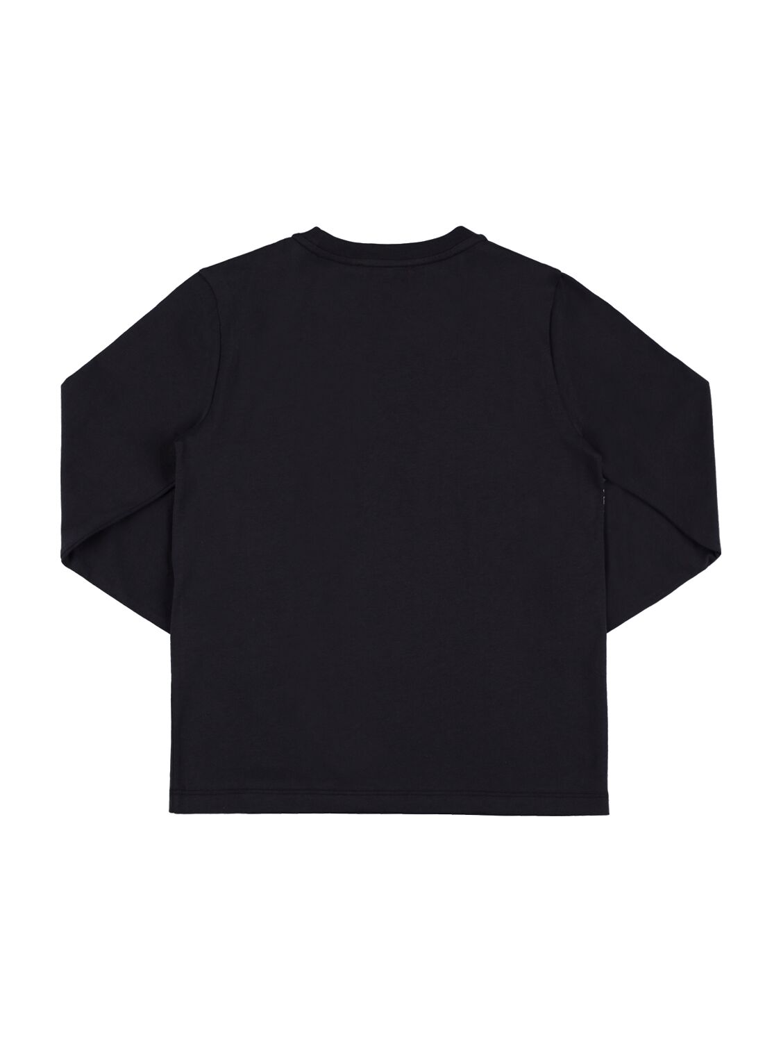 Shop Emporio Armani Set Of 2 Printed Cotton Jersey Shirts In Black,white