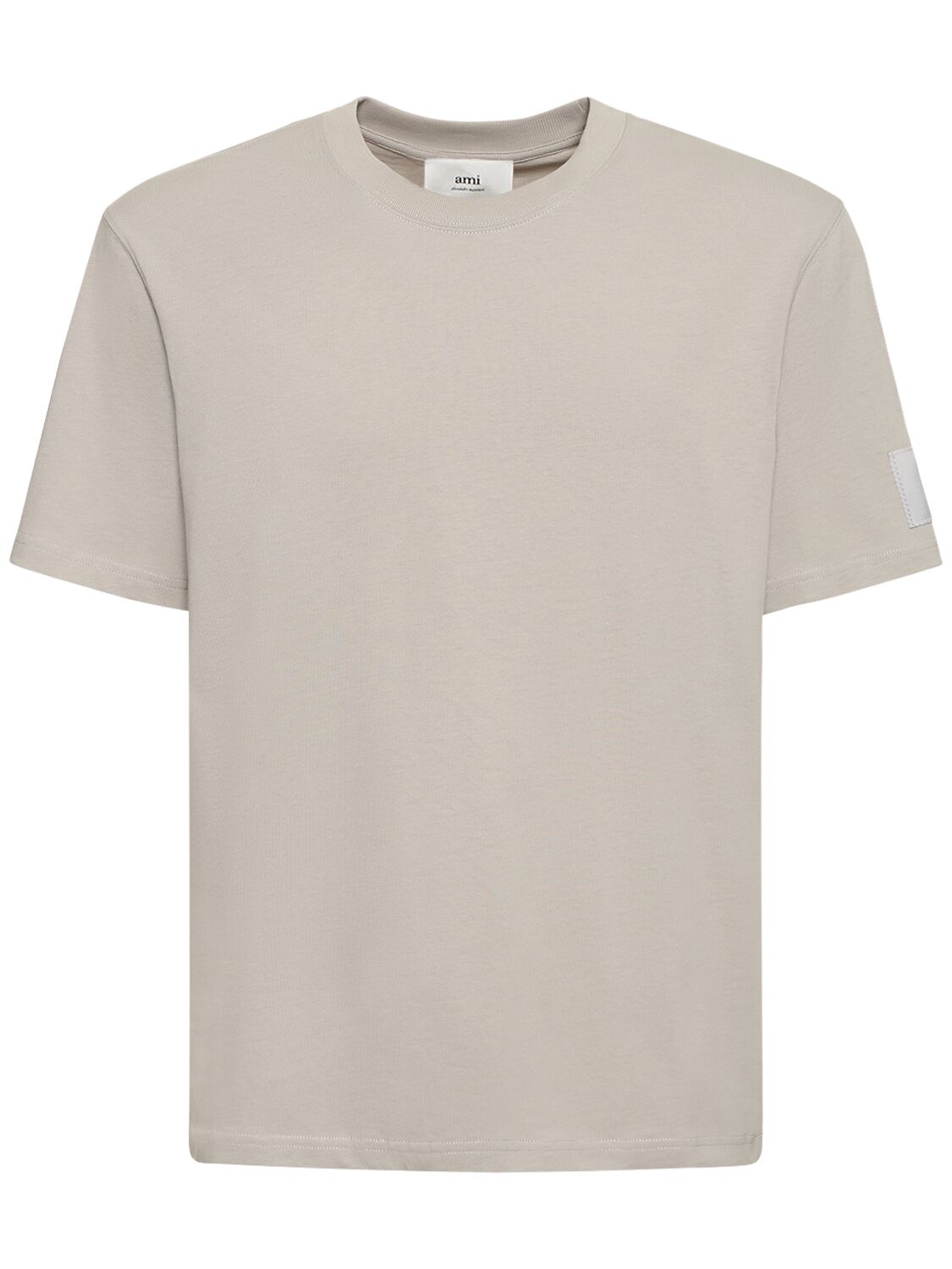 AMI ALEXANDRE MATTIUSSI LOGO PATCH T-SHIRT