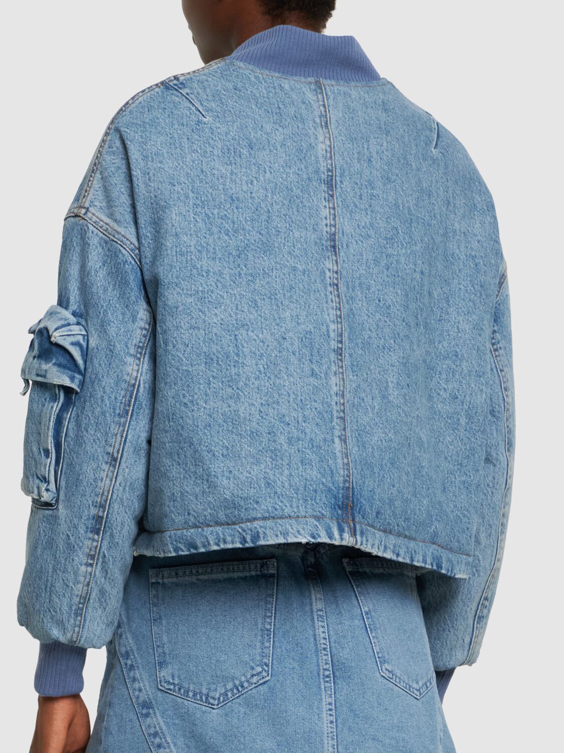 Amiri denim bomber outlet jacket