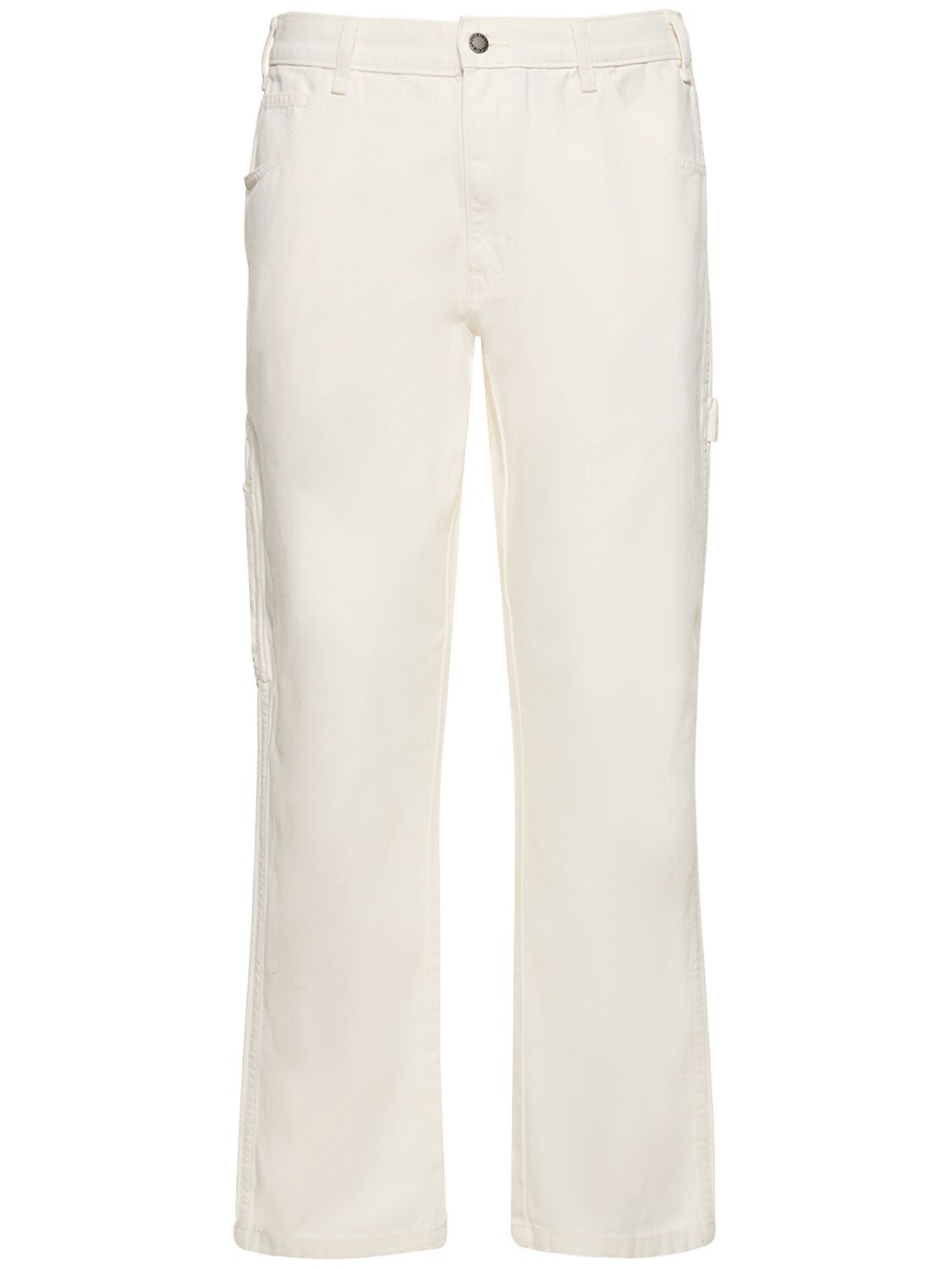 Dickies Duck Cotton Canvas Carpenter Pants In White