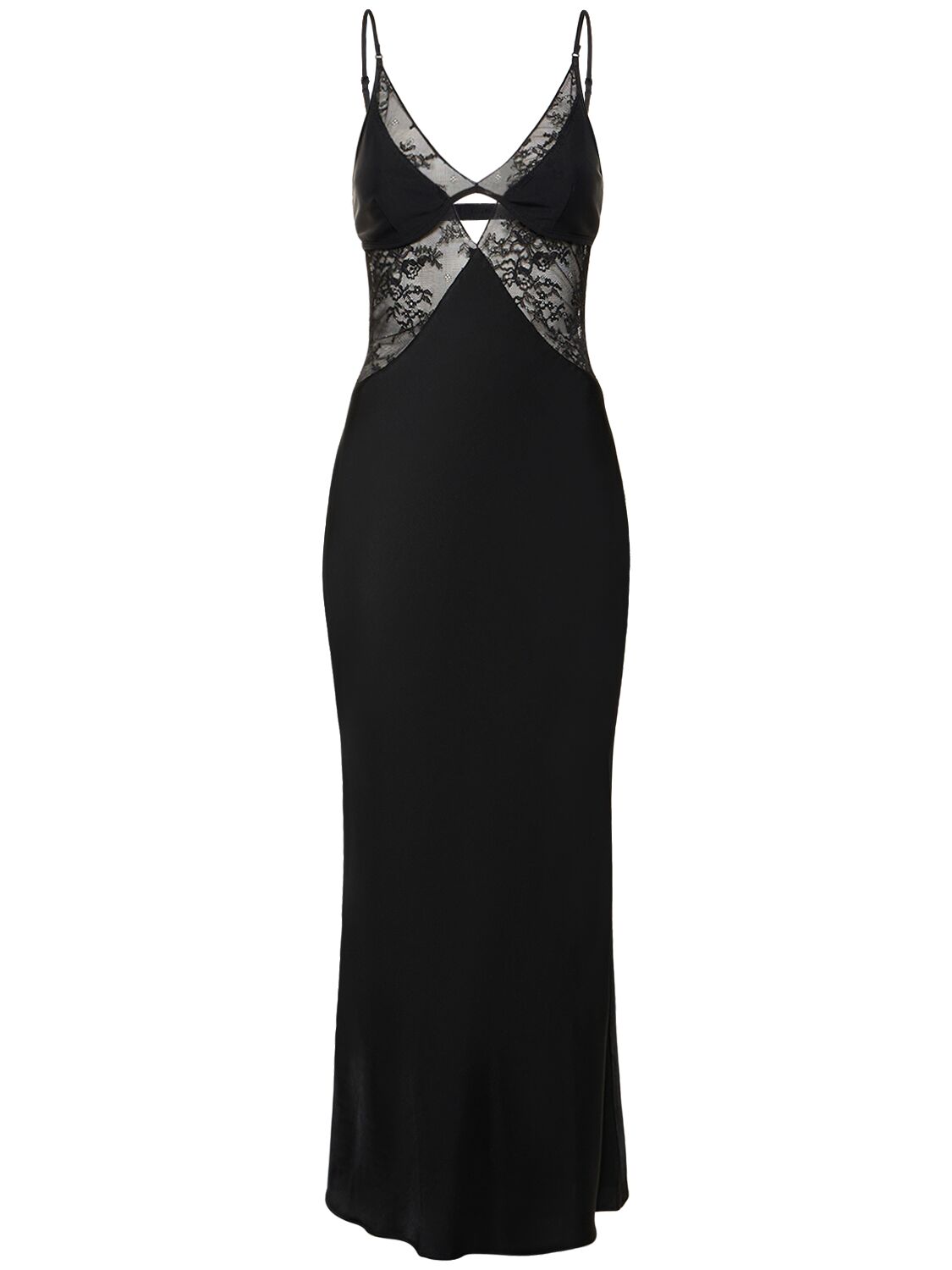 Bec & Bridge Nora Cutout Lace Maxi Dress In Black