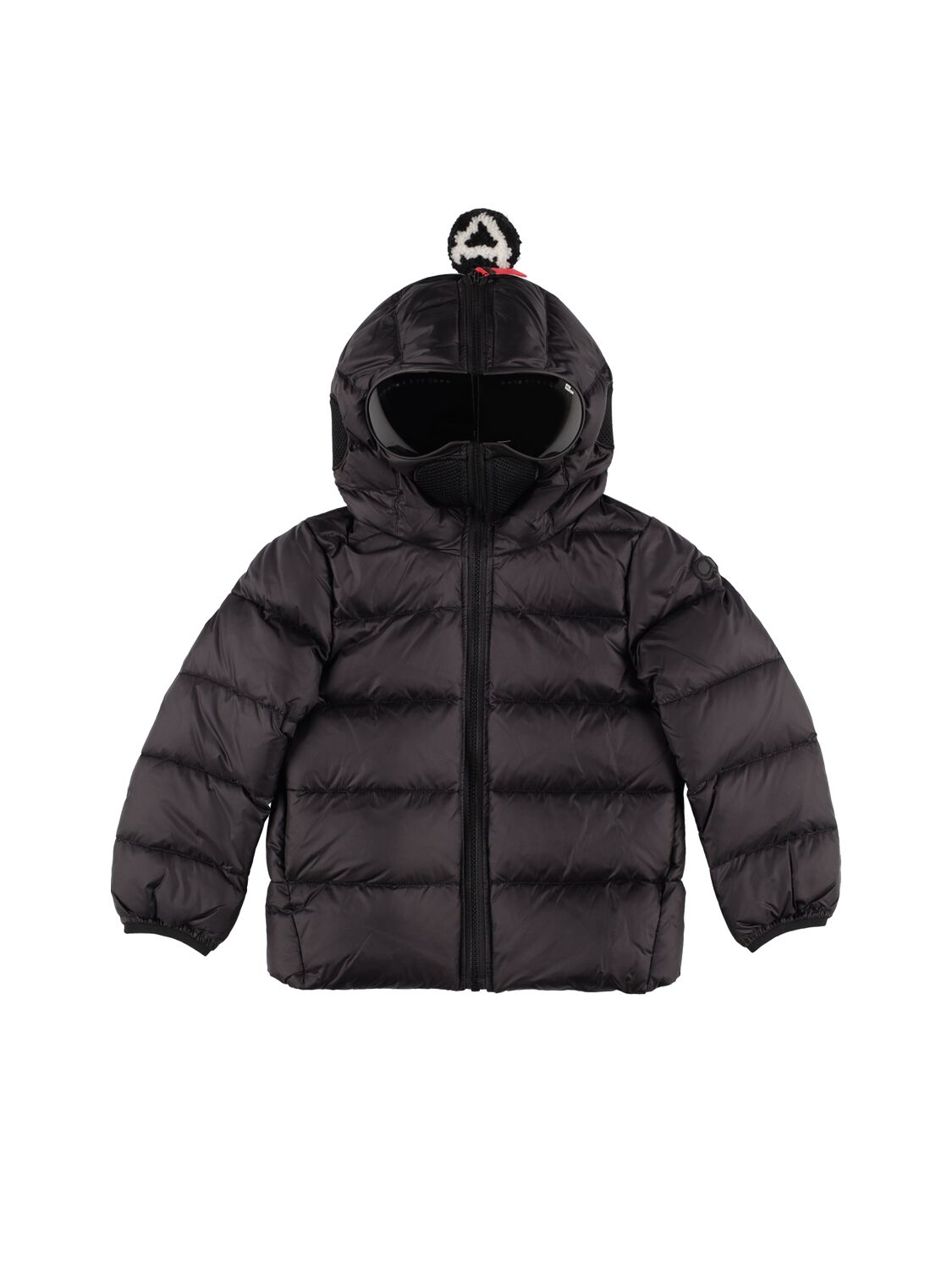 Ai Riders Kids' Water Repellent Nylon Puffer Jacket In Black