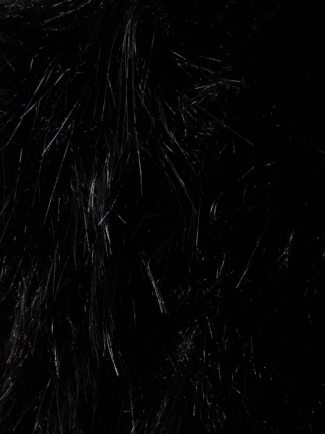 Shop Elie Saab Faux Fur Crop Jacket In Black