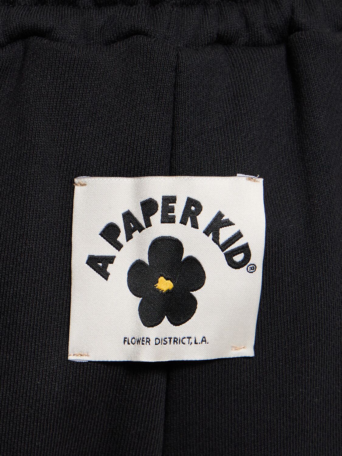 Shop A Paper Kid Unisex Cotton Sweat Shorts In Black