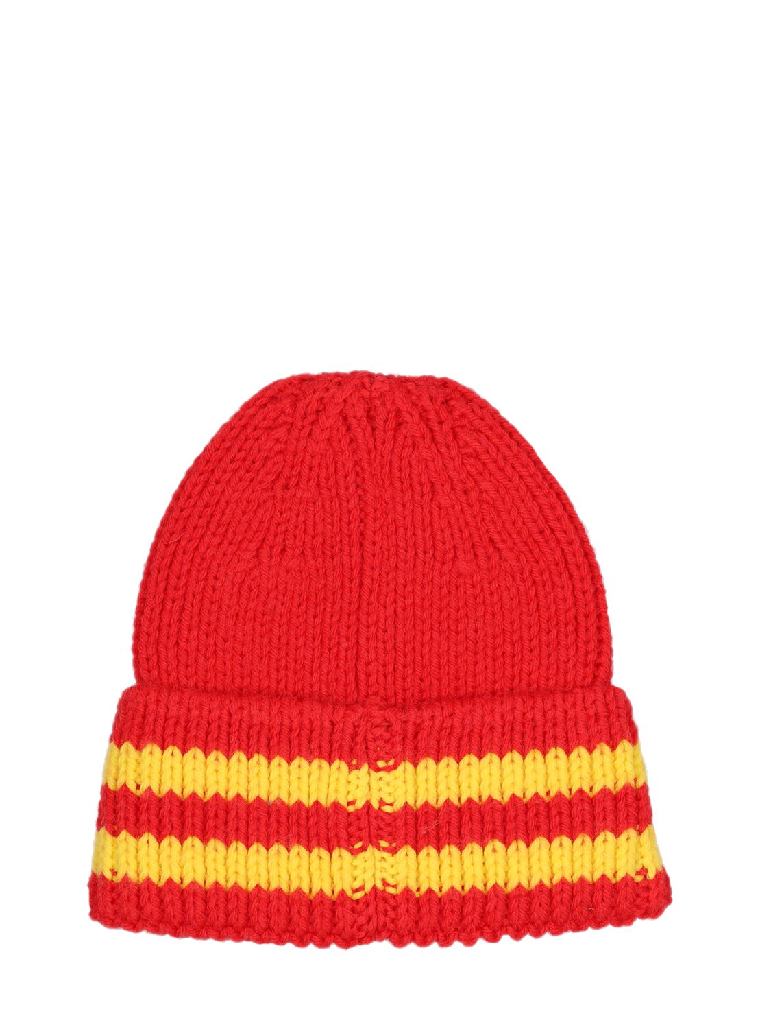 Shop The Animals Observatory Wool Knit Beanie In Red