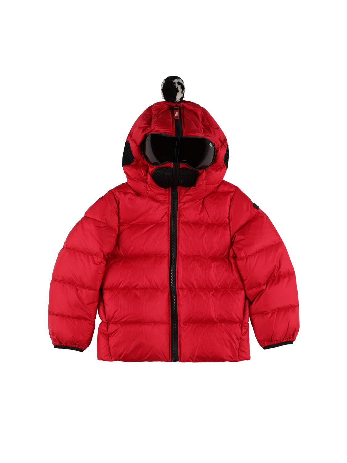 Ai Riders Kids' Water Repellent Nylon Puffer Jacket In Red