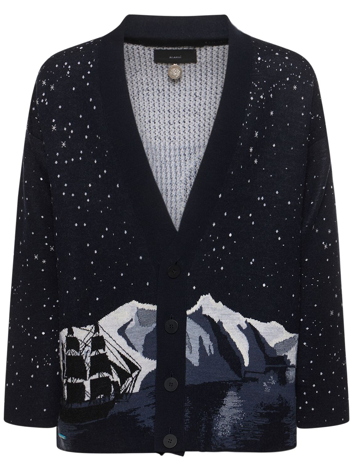 Image of Nowhere Wool Blend Knit Cardigan