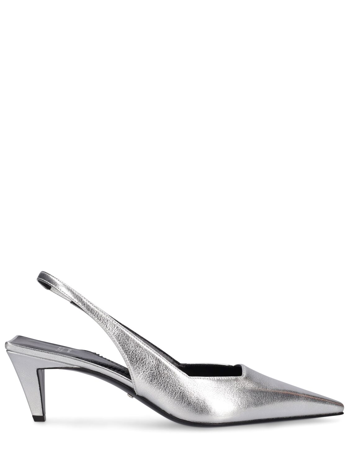 50mm Mallory Leather Slingback Pumps