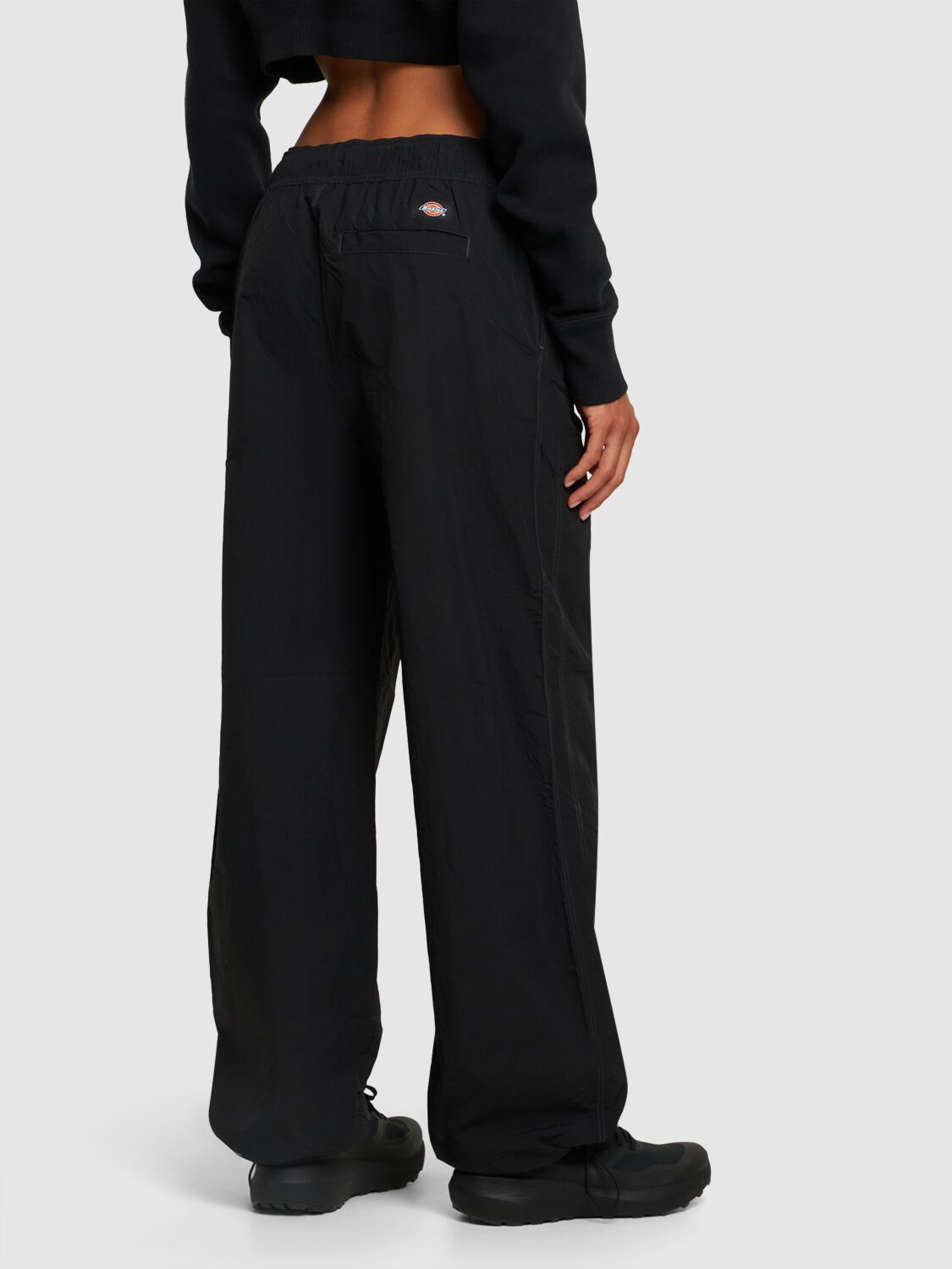 Shop Dickies Jackson Cargo Pants W/ Drawstring In Black