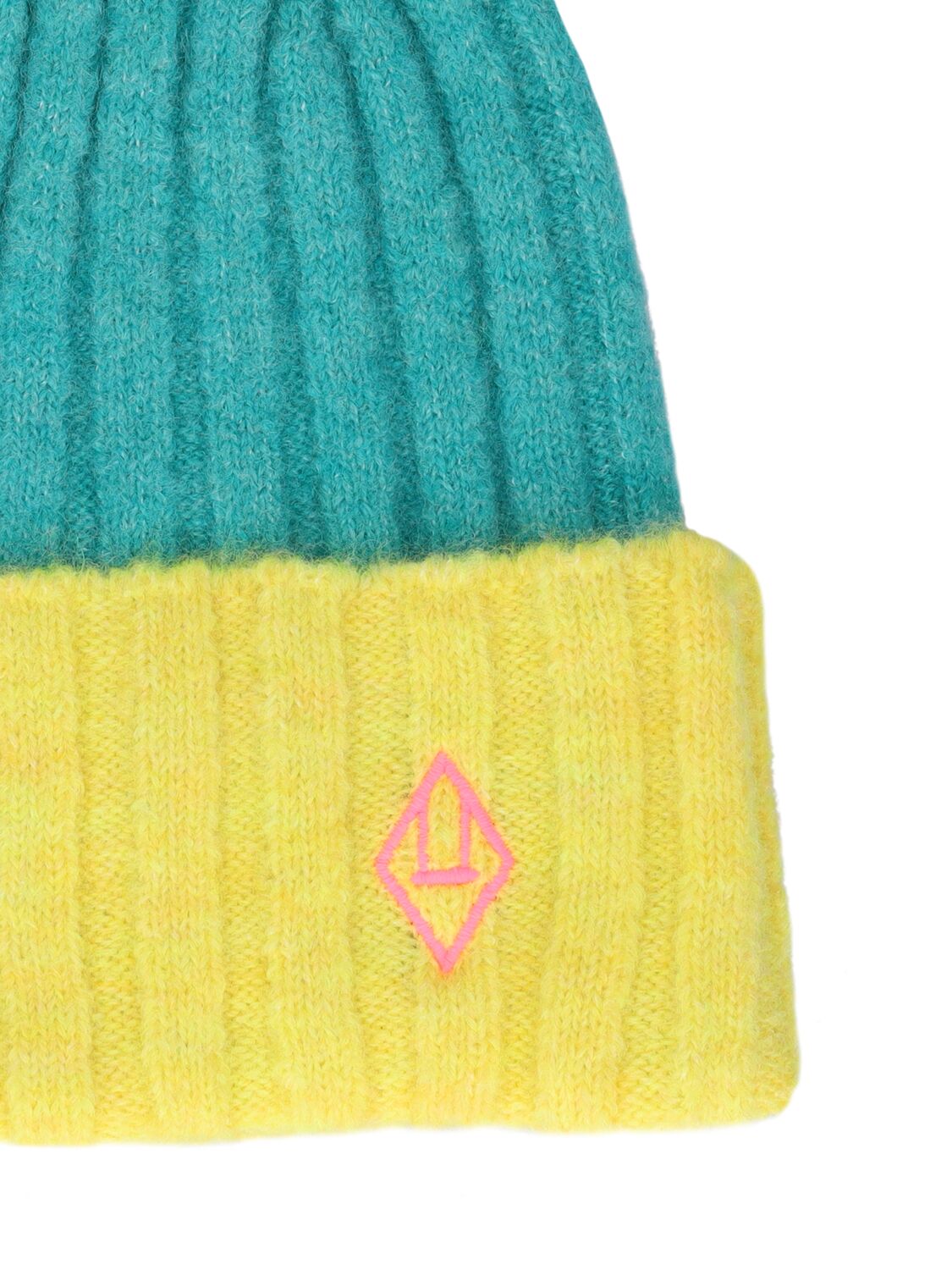 Shop The Animals Observatory Wool Blend Knit Beanie In Multicolor