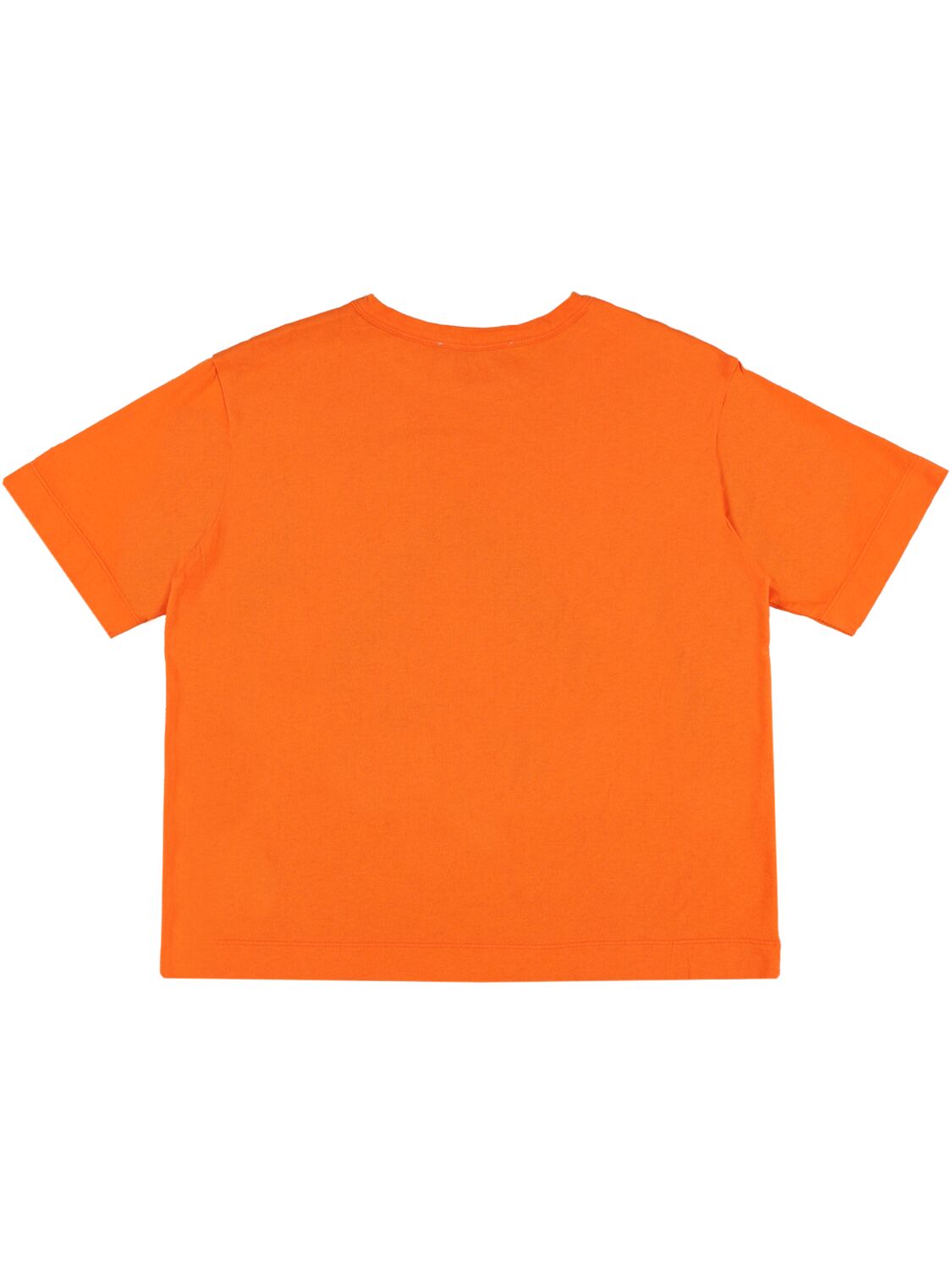 Shop The Animals Observatory Printed Organic Cotton T-shirt In Orange