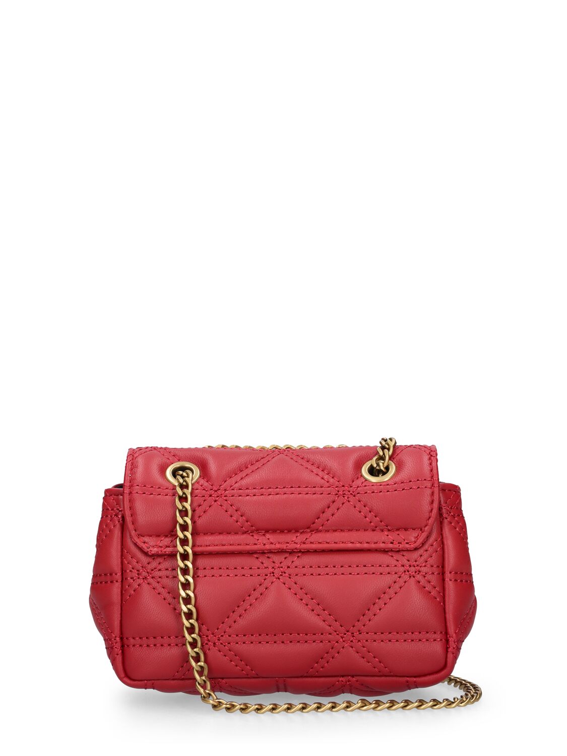 Shop Vivienne Westwood Small Harlequin Leather Shoulder Bag In Red