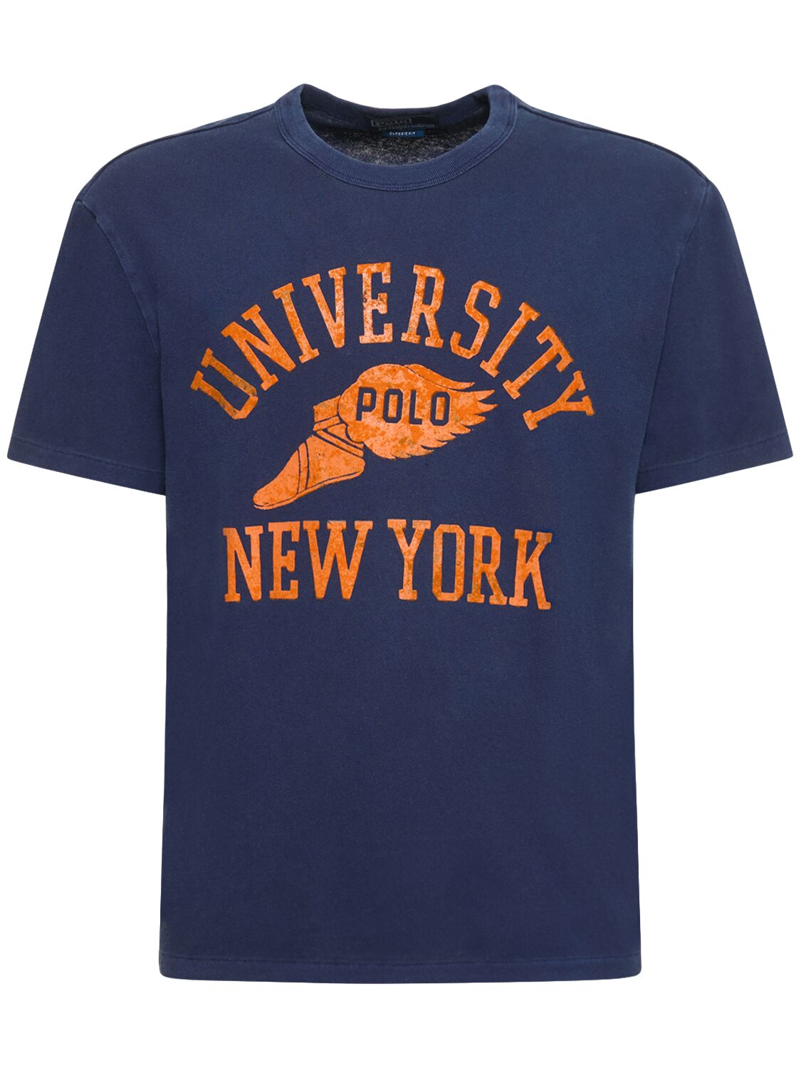 University Print Short Sleeve T-shirt – MEN > CLOTHING > T-SHIRTS