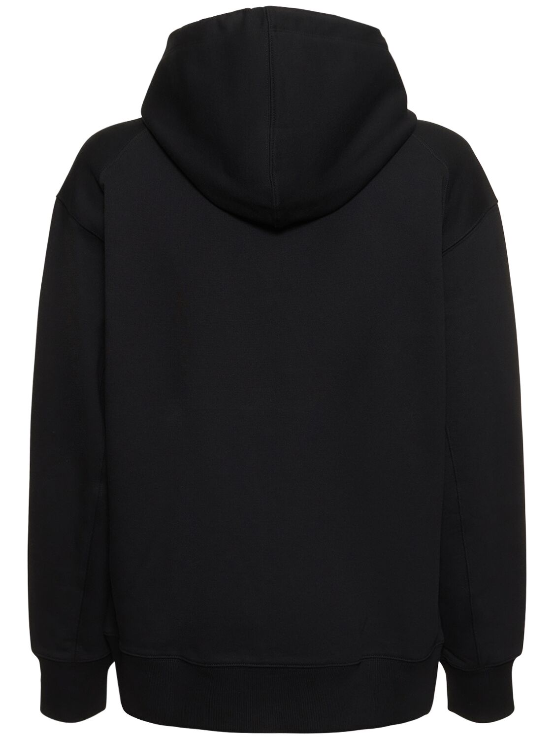 Shop Y-3 Gfx Logo Organic Cotton Hoodie In Black