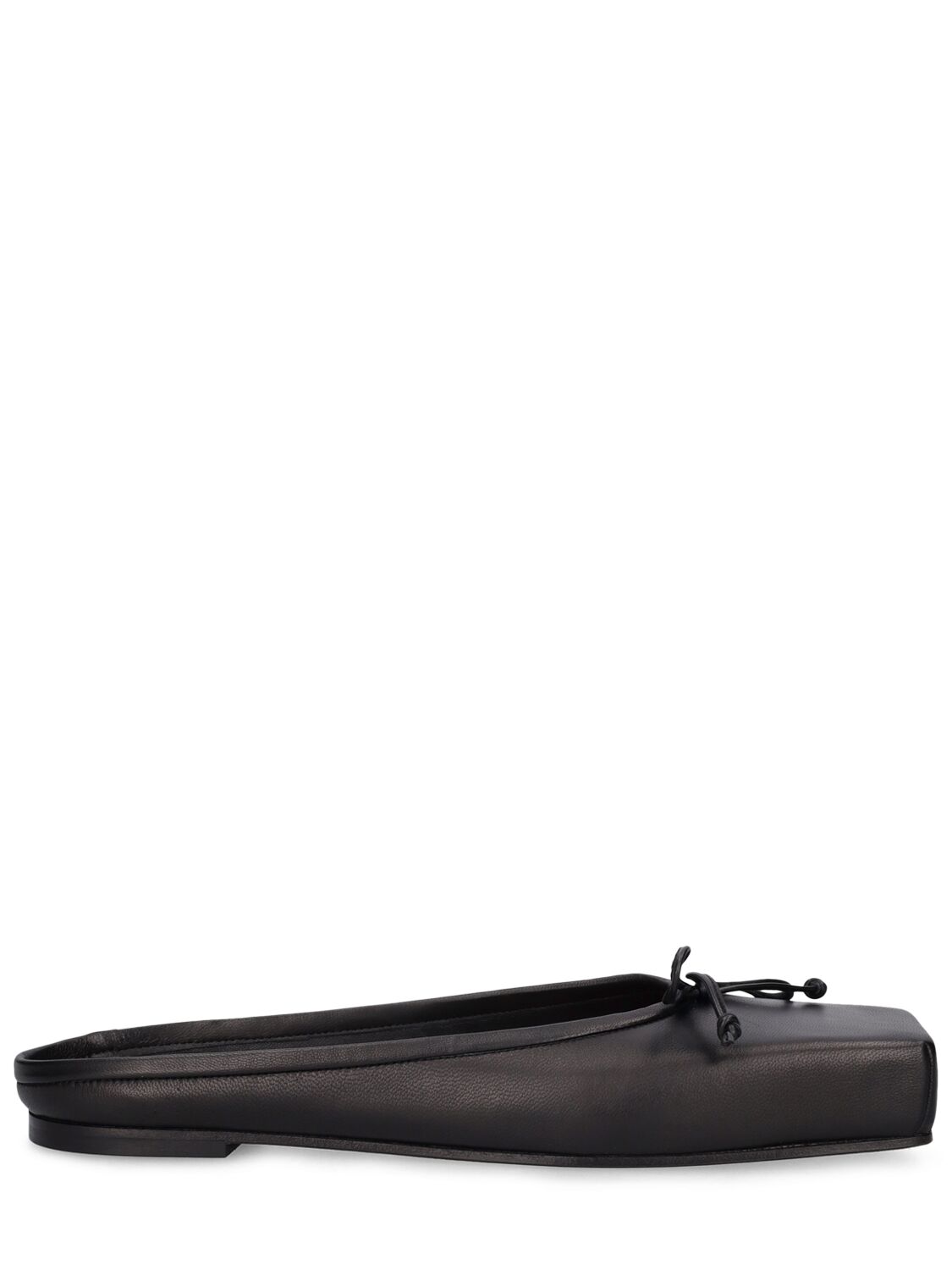 JACQUEMUS 5mm Flat Leather Mules