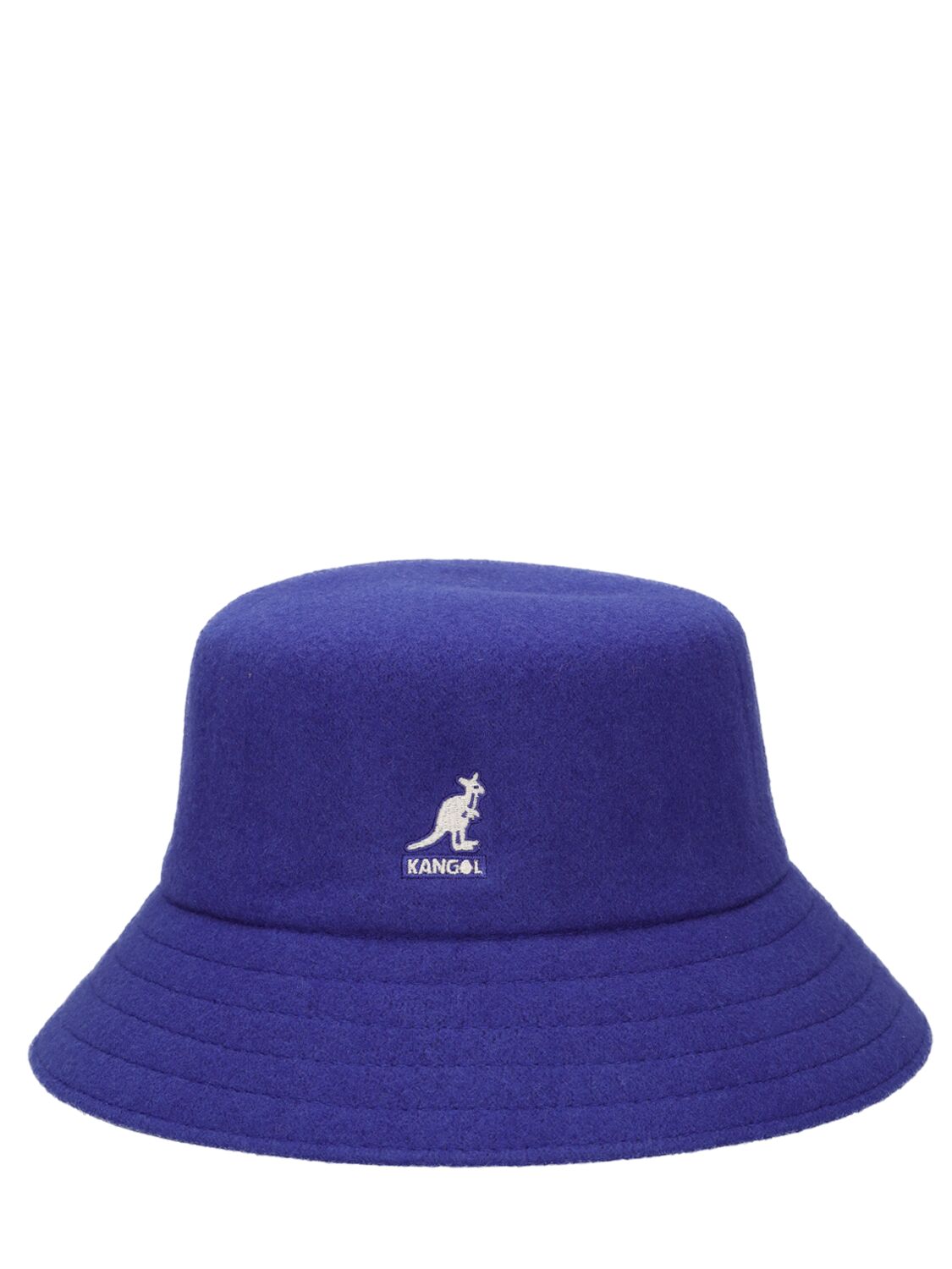 Kangol Lahinch Wool Blend Bucket Hat In Blue