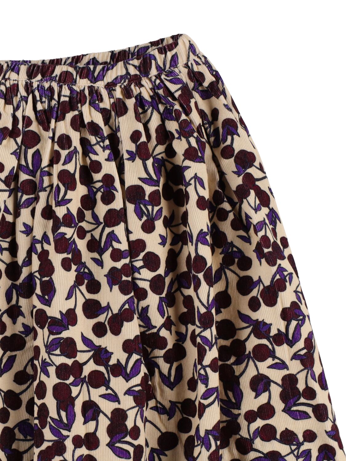 Shop Bonpoint Suzon Printed Cotton Skirt In Multicolor