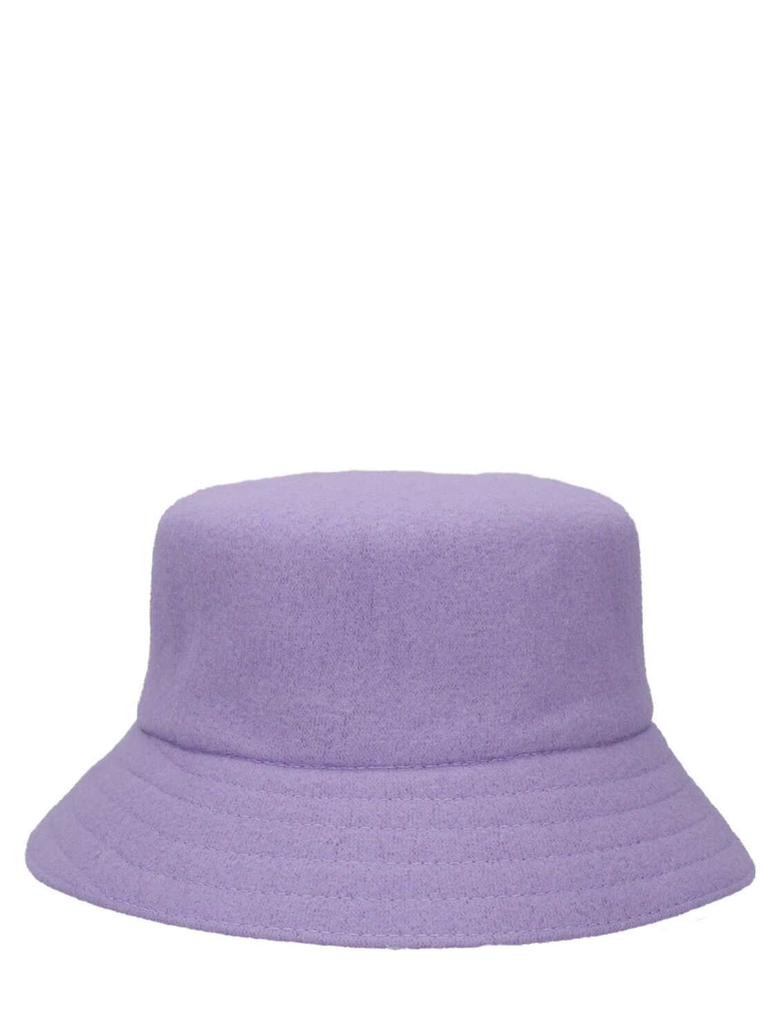 Shop Kangol Lahinch Wool Blend Bucket Hat In Lilac