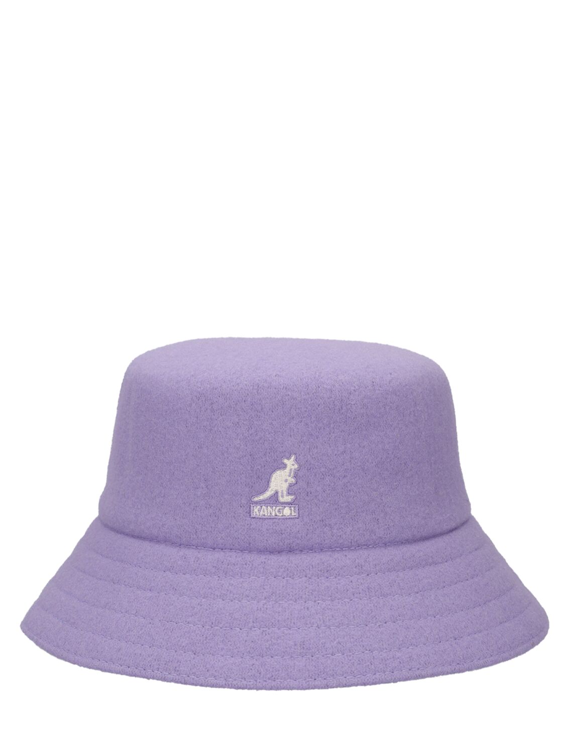 Kangol Lahinch Wool Blend Bucket Hat In Lilac