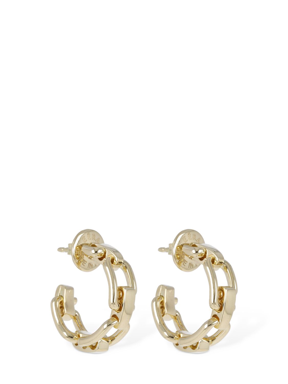 Image of 18kt Gold Reine Hoop Earrings