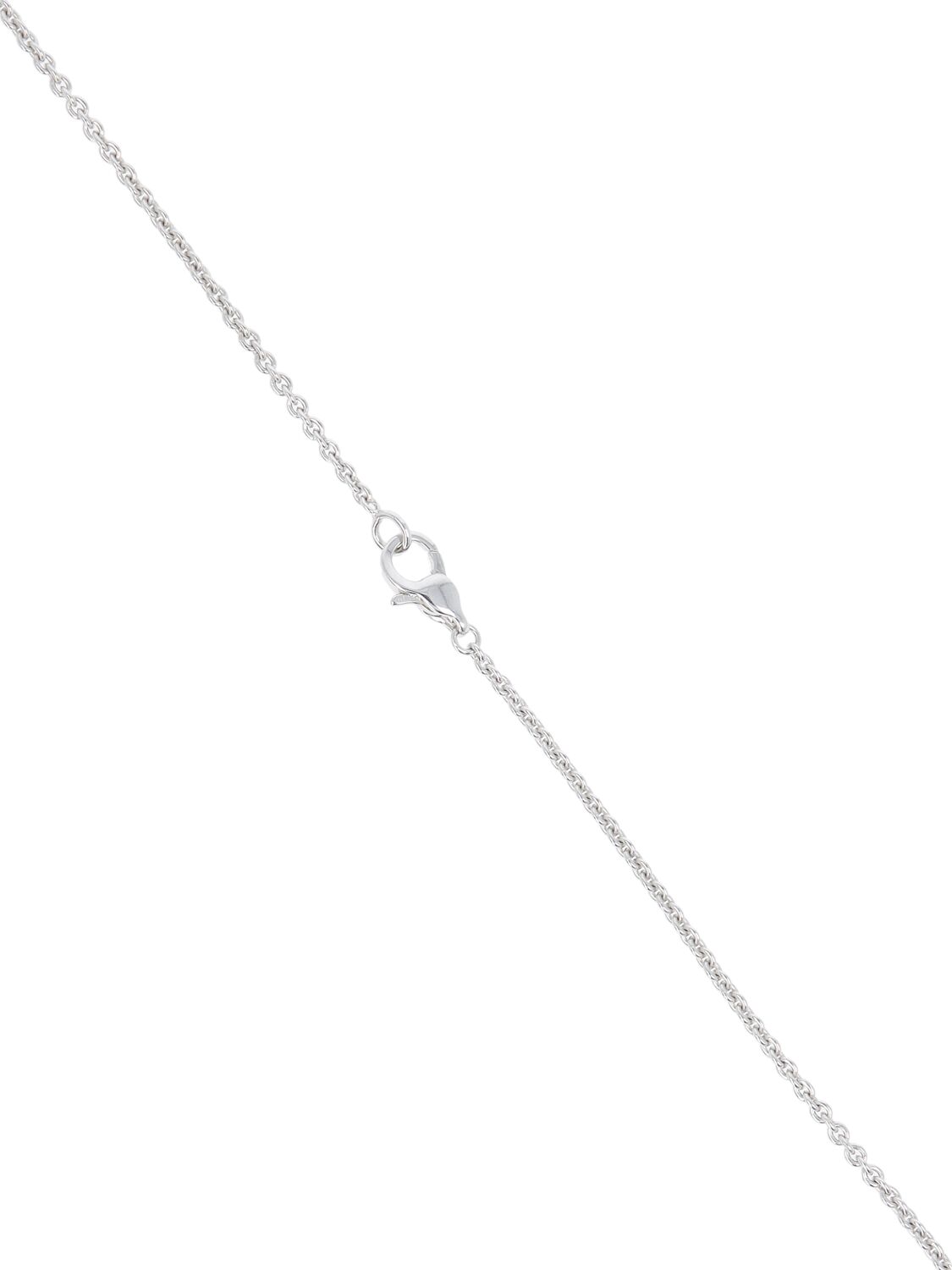 Shop Eéra Mini Dado Necklace In Silver