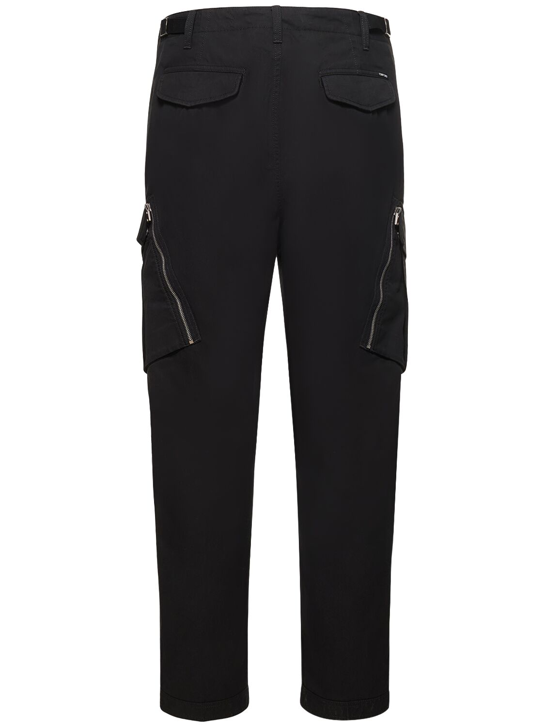 Shop Tom Ford Enzyme Twill Cargo Sport Pants In Black
