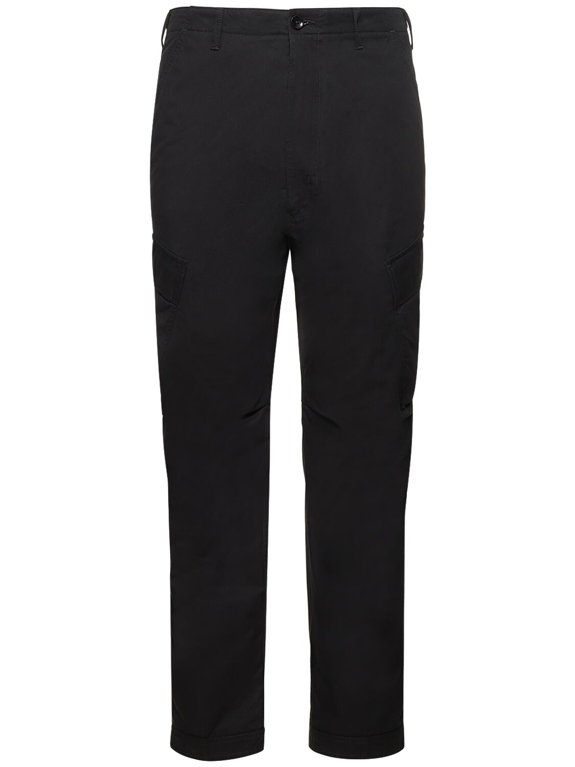Tom Ford Enzyme Twill Cargo Sport Trousers In Black
