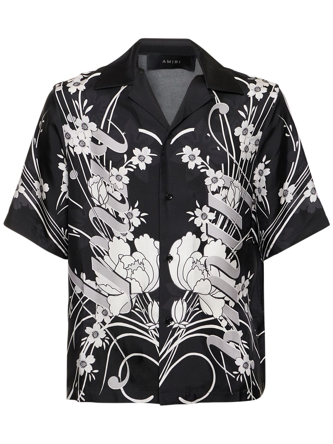 Amiri Floral Bowling Shirt – MEN > CLOTHING > SHIRTS