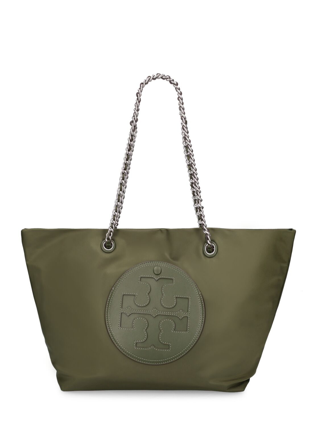 TORY BURCH ELLA CHAIN NYLON TOTE BAG