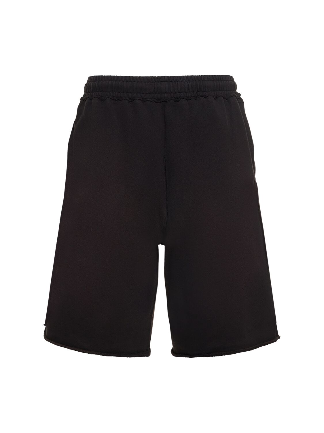 Shop Jaded London Colossus Washed Cotton Jersey Shorts In Black