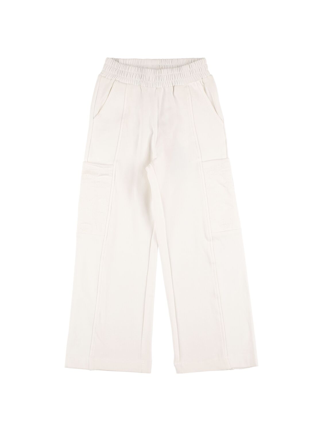 Logo Cotton Blend Cargo Sweat Pants – KIDS-GIRLS > CLOTHING > PANTS & LEGGINGS