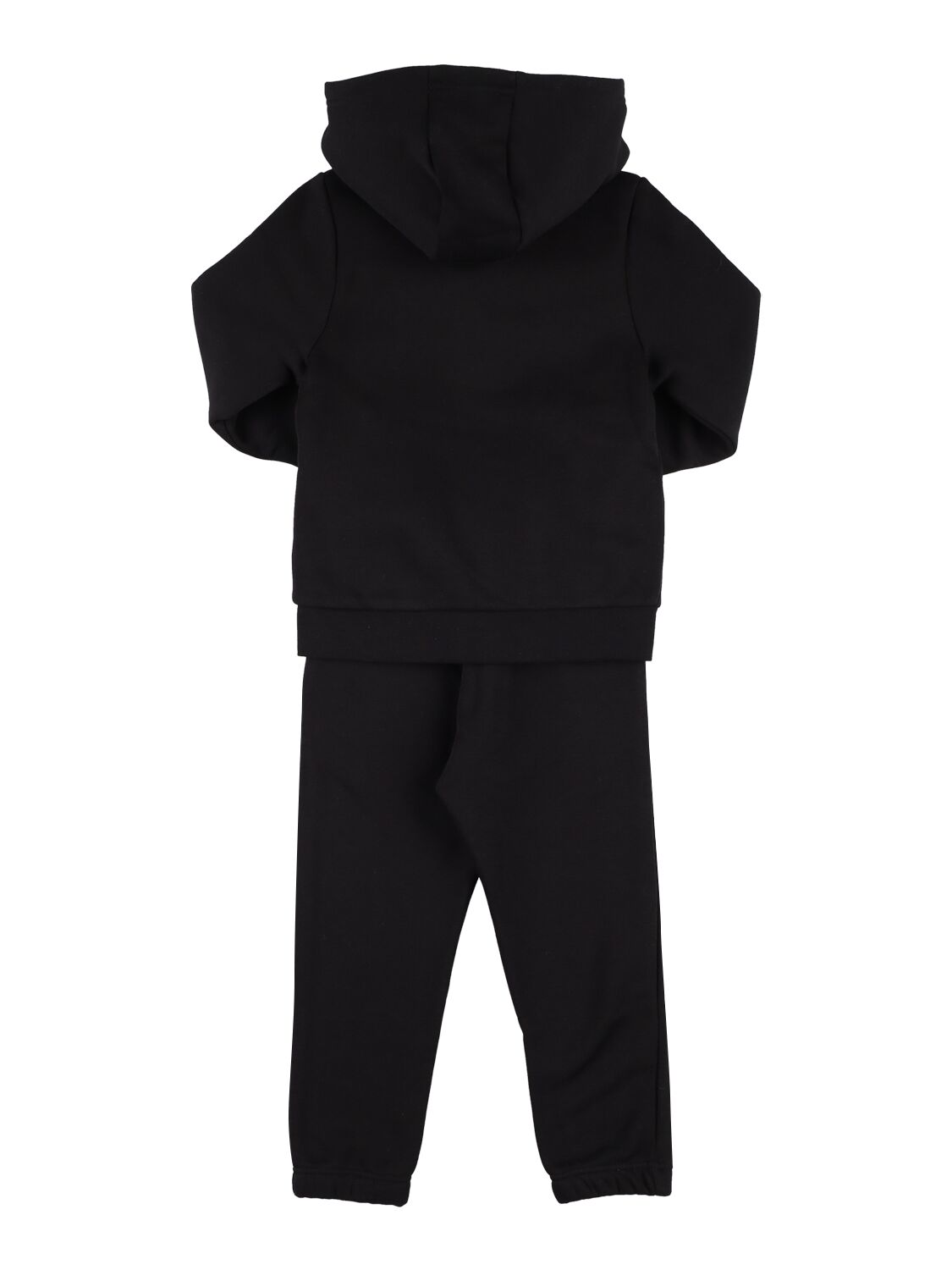 Shop Hugo Boss Cotton Blend Hoodie & Sweatpants W/ Logo In Black
